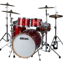 ddrum Dios 5-Piece Shell Pack Cherry Red Sparkle