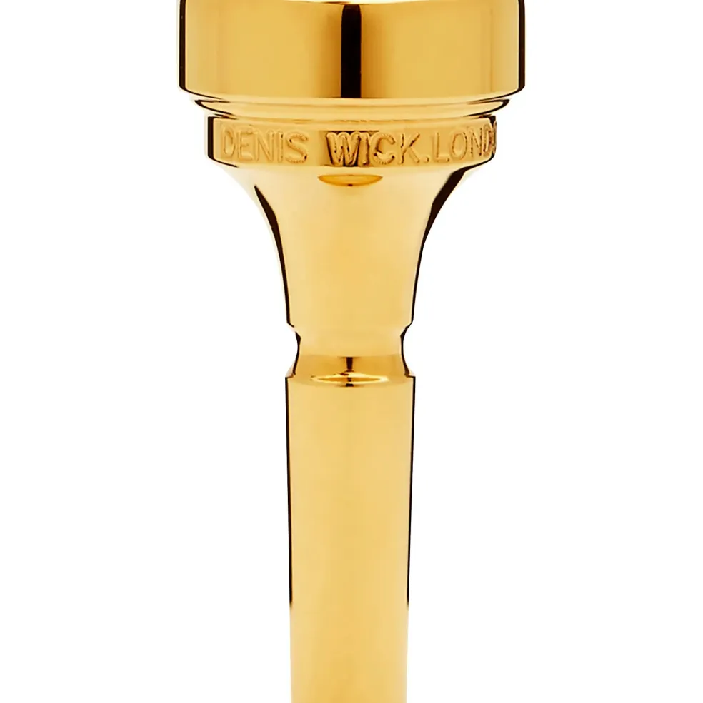 Denis Wick DW4881 Classic Series Cornet Mouthpiece in Gold 4