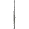 Di Zhao DZ 401 Student Flute, Open Hole, Y-arms, All Silver Plated with Silver Lip and Riser Offset G B-Foot