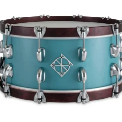 Dixon Cornerstone Maple Wood Hoop Snare Drum 14 x 6.5 in. Quetzal Blue