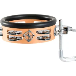 Dixon Little Roomer Mountable Wood Tambourine Satin Natural