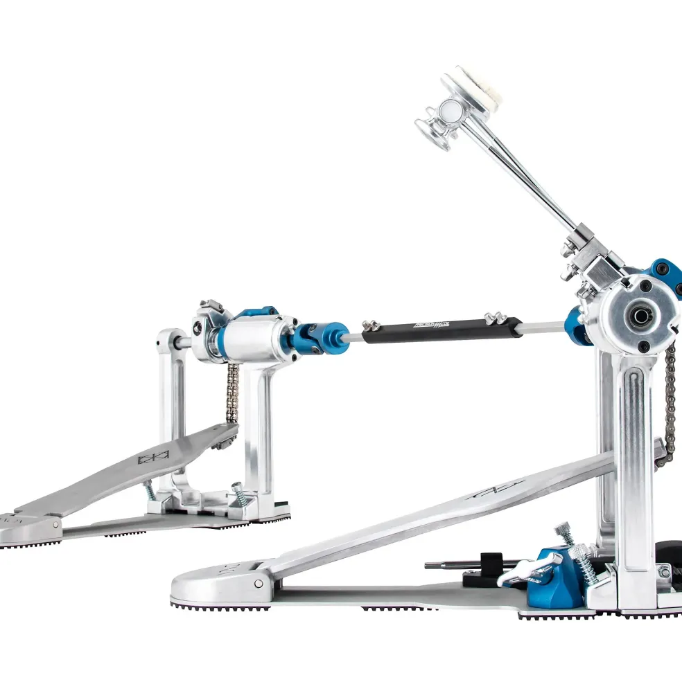 Dixon Precision Coil Compression Spring Double Chain Double Bass Drum Pedal