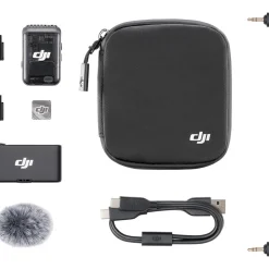 DJI Mic 2 Compact Digital Wireless Microphone System/Recorder for Camera & Smartphone