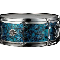 Doc Sweeney Drums Blue Galaxy Steam Bent European Beech Snare Drum 14 x 5.5 in.