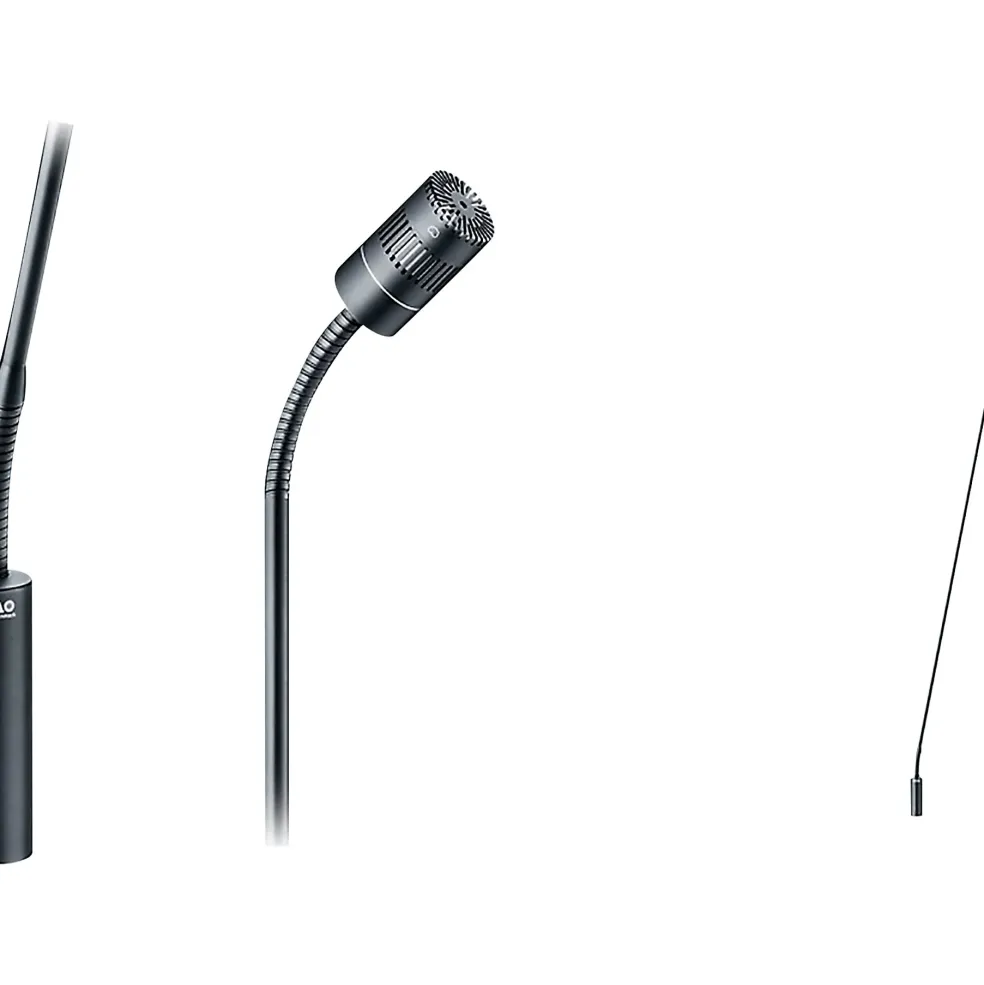 DPA Microphones 4011 Cardioid Mic, Black, XLR, 77 cm (30 in) Boom, Top and Bottom Gooseneck