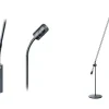 DPA Microphones 4018 Supercardioid Mic, Black, XLR, 122 cm (48 in) Boom, Floor Stand, Twin Mic