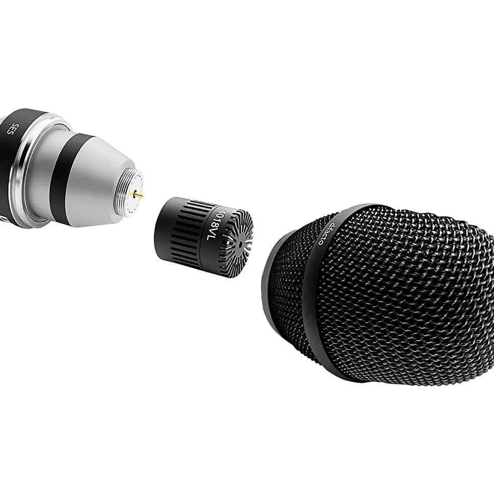 DPA Microphones d:facto 4018VL Linear Supercardioid Mic, SE5 Adapter (Sennheiser 5200), Black