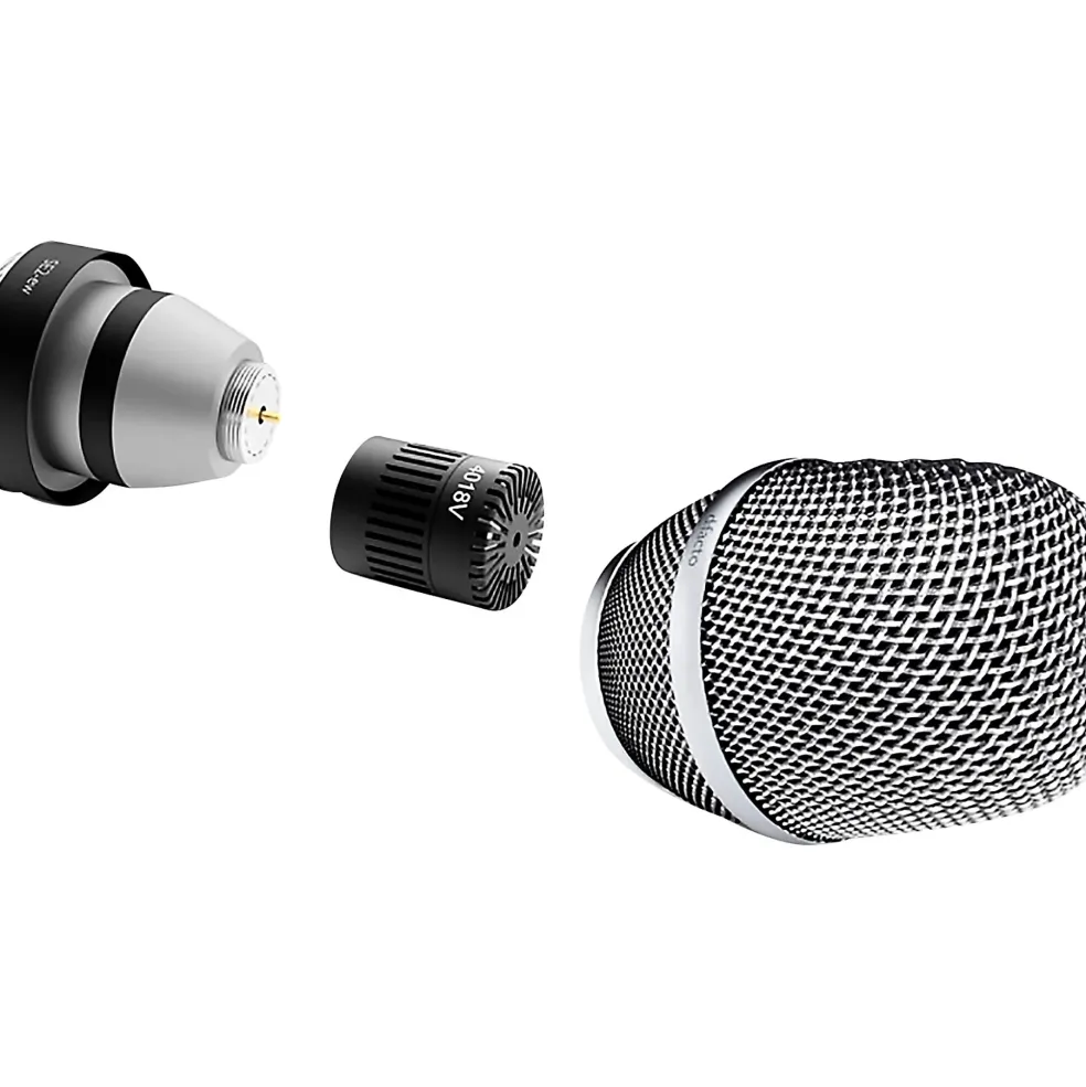 DPA Microphones d:facto 4018VL Linear Supercardioid Mic, SE2-ew Adapter (Sennheiser 2000/6000/9000/evolution/D1), Nickel