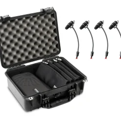 DPA Microphones d:vote CORE 4099 Classic Touring Kit, 4 Mics and accessories, Loud SPL in a Peli-case