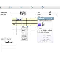 Drum Chart Builder Drum Chart Builder 2 Year Subscription