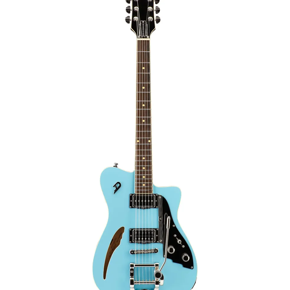 Duesenberg USA Caribou Semi-Hollow Electric Guitar Narvik Blue