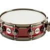 DW Collector's Exotic Purpleheart With Heart Graphic Snare Drum, Black Nickel Hardware 14 x 4 in.