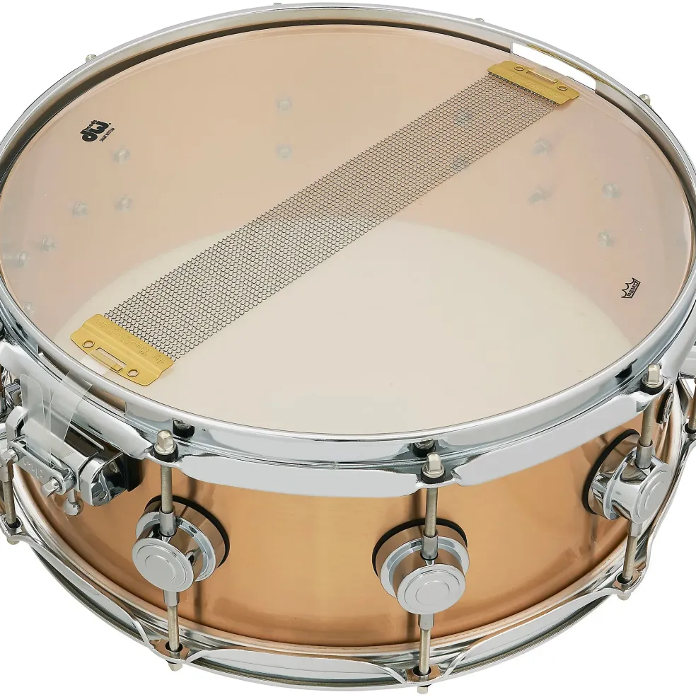 DW Collector's Series 3 mm Brushed Bronze Snare Drum 14 x 5.5 in.