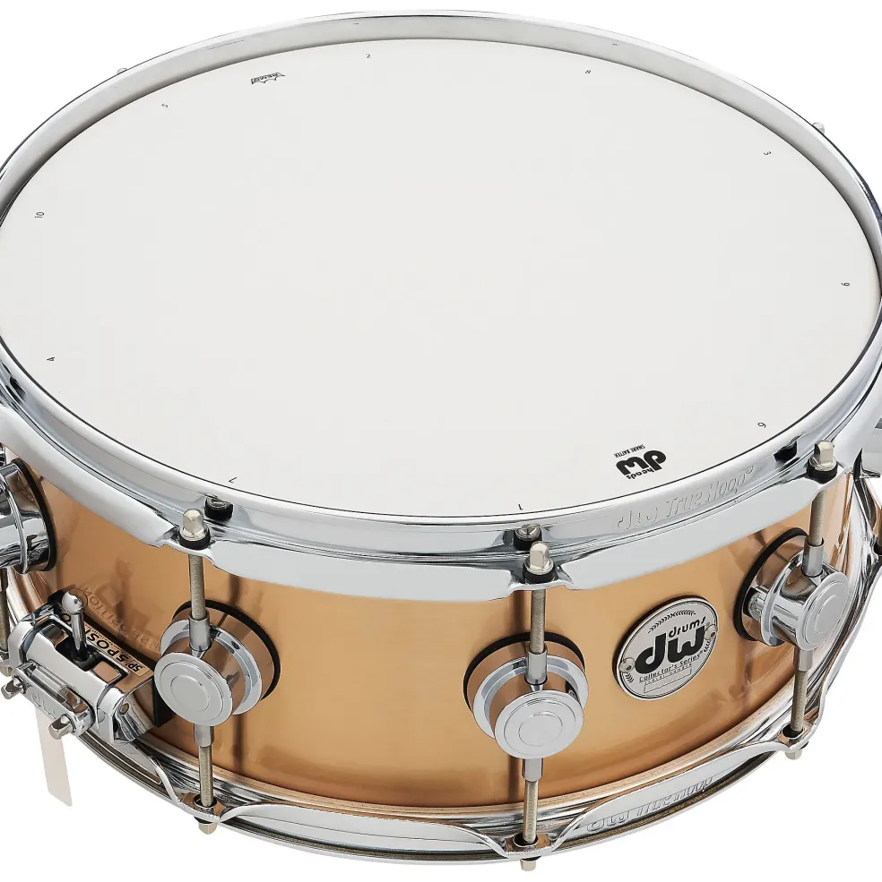 DW Collector's Series 3 mm Brushed Bronze Snare Drum 14 x 5.5 in.