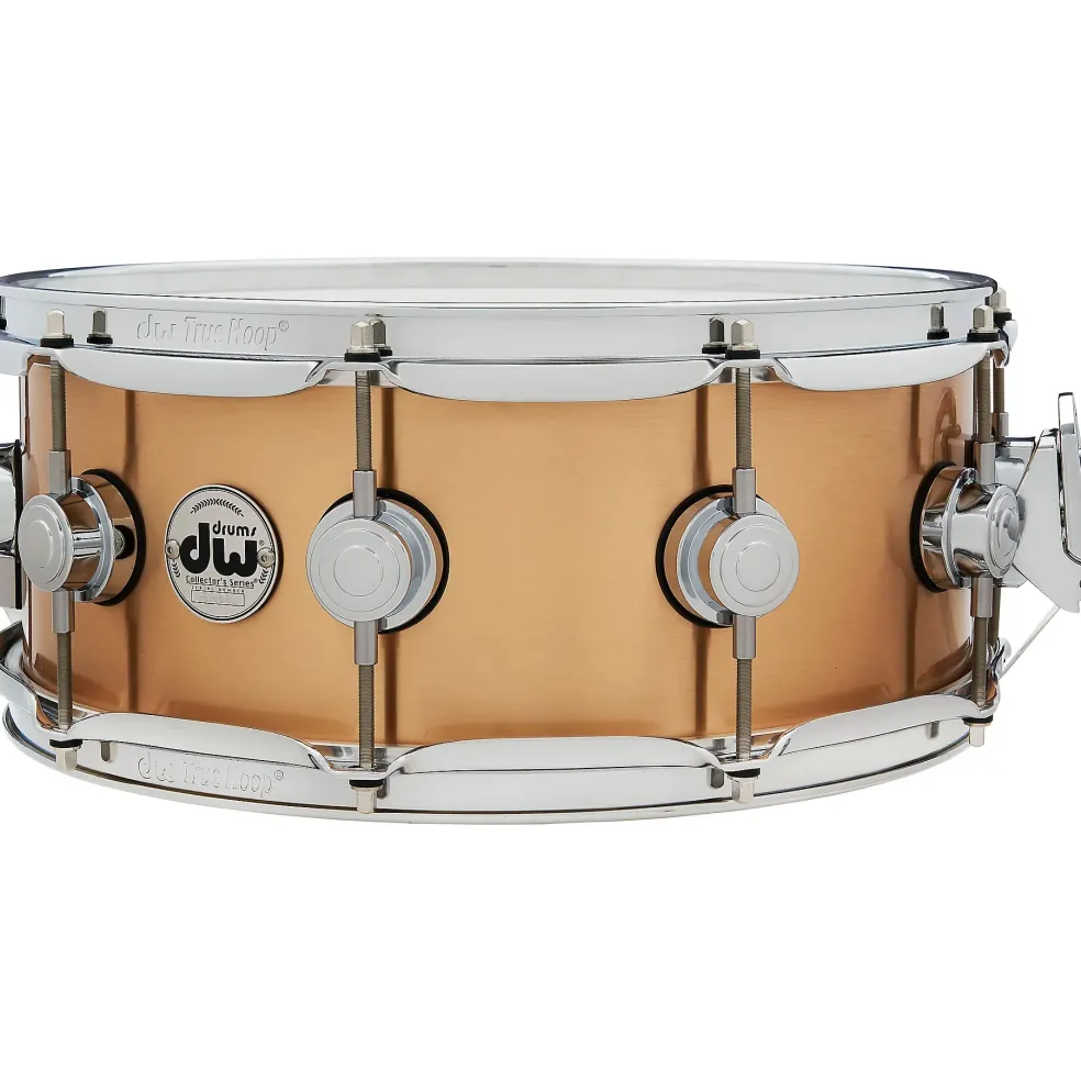 DW Collector's Series 3 mm Brushed Bronze Snare Drum 14 x 5.5 in.