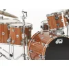 DW Collector's Series 5-Piece Lacquer Custom Shell Pack Mahogany/Maple with Chrome Hardware