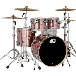 DW Collectors Series 4-Piece SSC Maple Shell Pack With Chrome Hardware Rose Copper