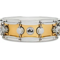 DW Collector's Series Polished Brass Snare Drum 14 x 4 in.