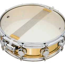 DW Collector's Series Polished Brass Snare Drum 14 x 4 in.