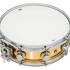 DW Collector's Series Polished Brass Snare Drum 14 x 4 in.