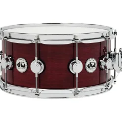 DW Collector's Series Purpleheart Lacquer Custom Snare Drum With Chrome Hardware 14 x 6.5 in.