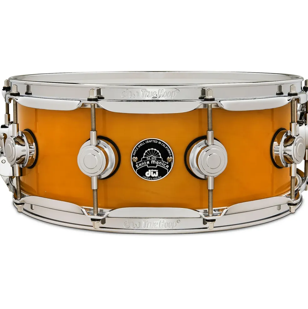 DW Collector's Series Santa Monica Snare Drum With Chrome Hardware 14 x 5 in. Butterscotch