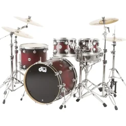DW Collector's Series Satin Black Over Brass Snare Drum With Black Nickel Hardware 14 x 8 in.