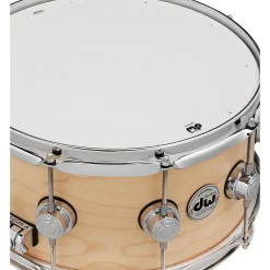 DW Collector's SSC Maple Satin Oil Snare Drum with Chrome Hardware 14 x 6.5 in. Natural