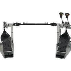 DW Colorboard Machined Chain Drive Double Bass Drum Pedal With Graphite Footboard