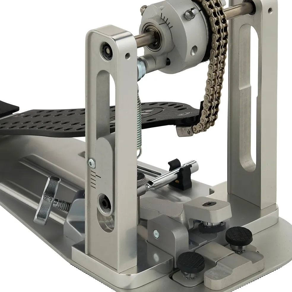 DW Colorboard Machined Chain Drive Double Bass Drum Pedal With Graphite Footboard