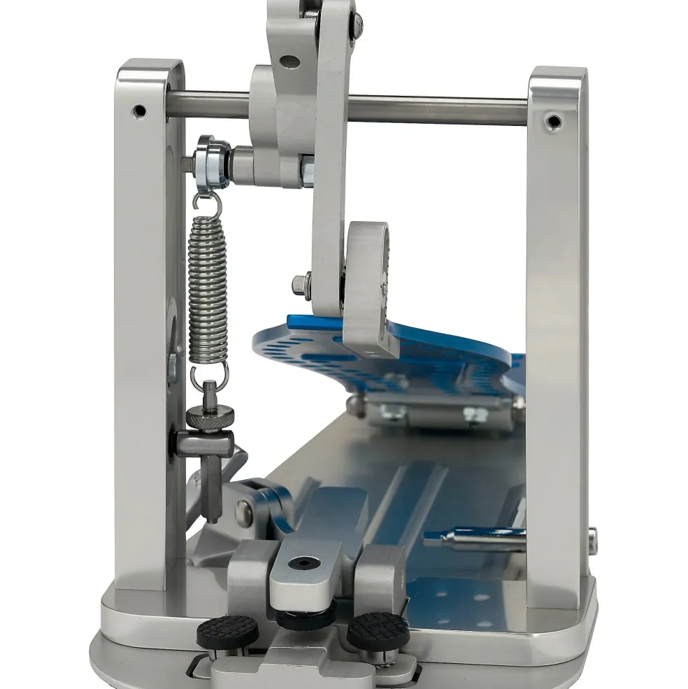 DW Colorboard Machined Direct Drive Single Bass Drum Pedal With Cobalt Footboard
