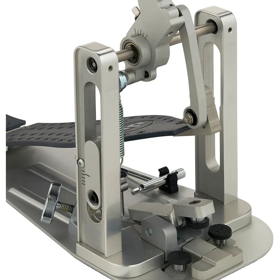 DW Colorboard Machined Direct Drive Single Bass Drum Pedal With Gun Metal Footboard