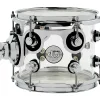 DW Design Series Acrylic Tom With Chrome Hardware 8 x 7 in. Clear