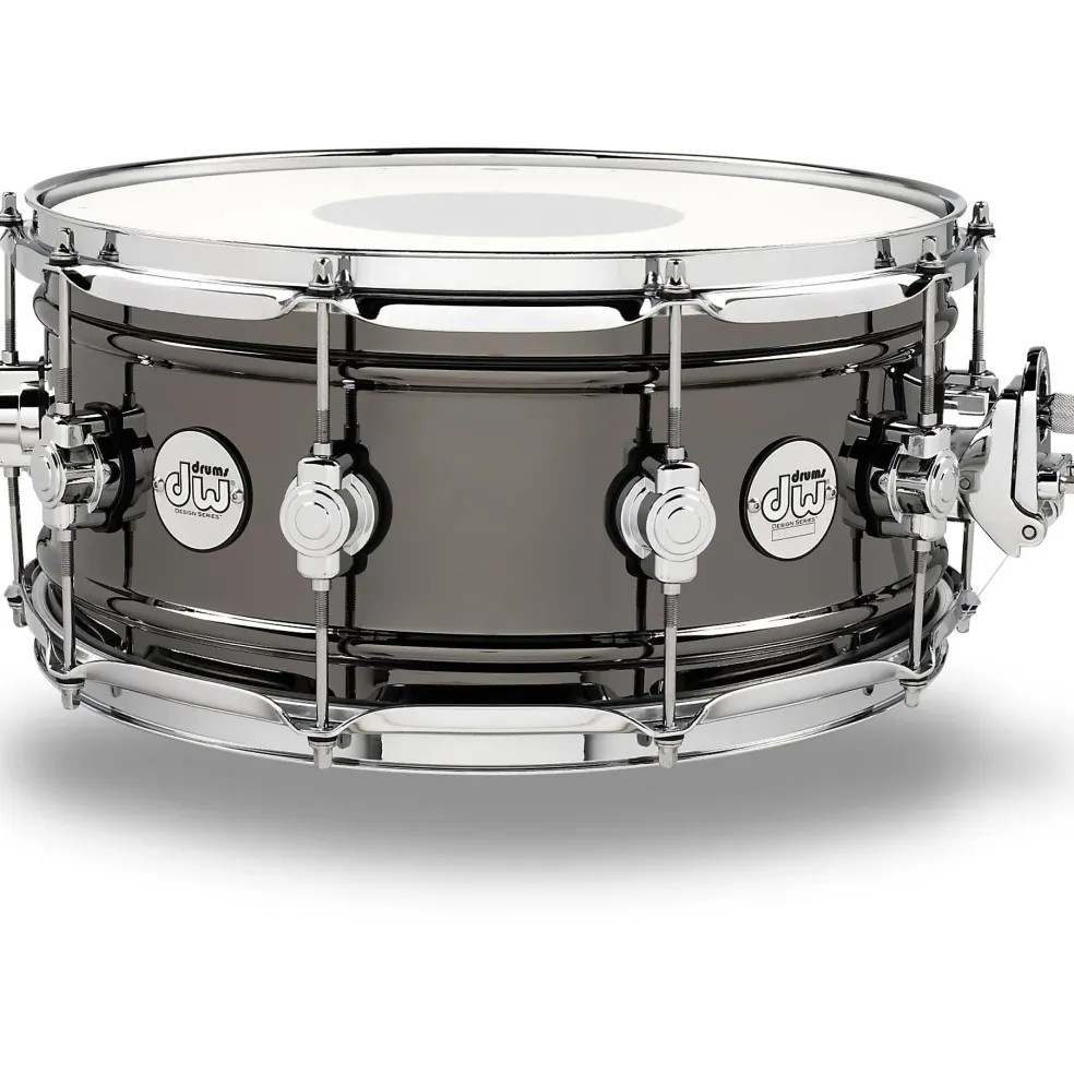 DW Design Series Black Nickel Over Brass Snare Drum 14x6.5 Inch