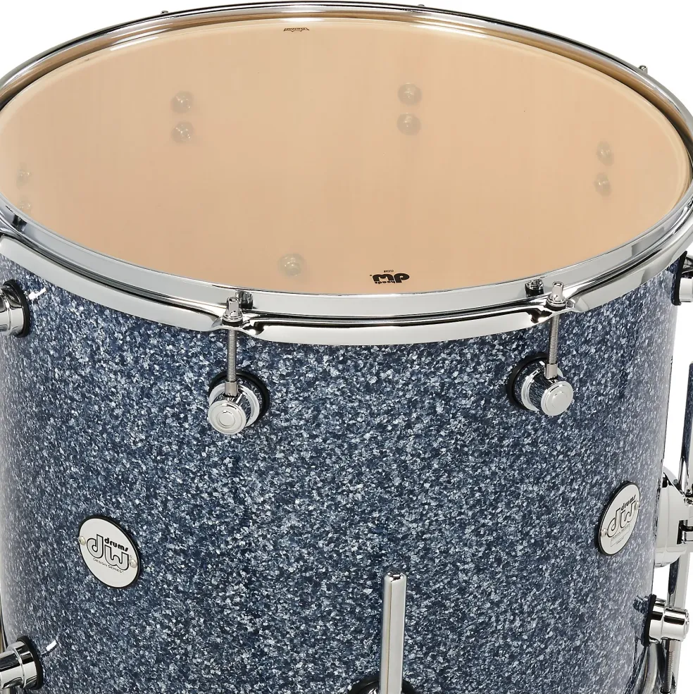 DW Design Series 4-Piece Maple Shell Pack Blue Granite Finish Ply