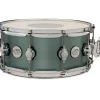 DW Design Series Snare Drum 14 x 6 in. Satin Sage Metallic