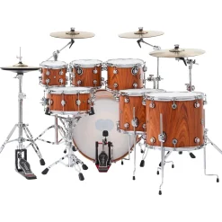 DW DWe Wireless Acoustic-Electronic Convertible 5-Piece Drum Set Bundle With 22