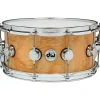DW Exotic Angel Pearl Snare 14 x 6.5 in. Black Nickel Hardware
