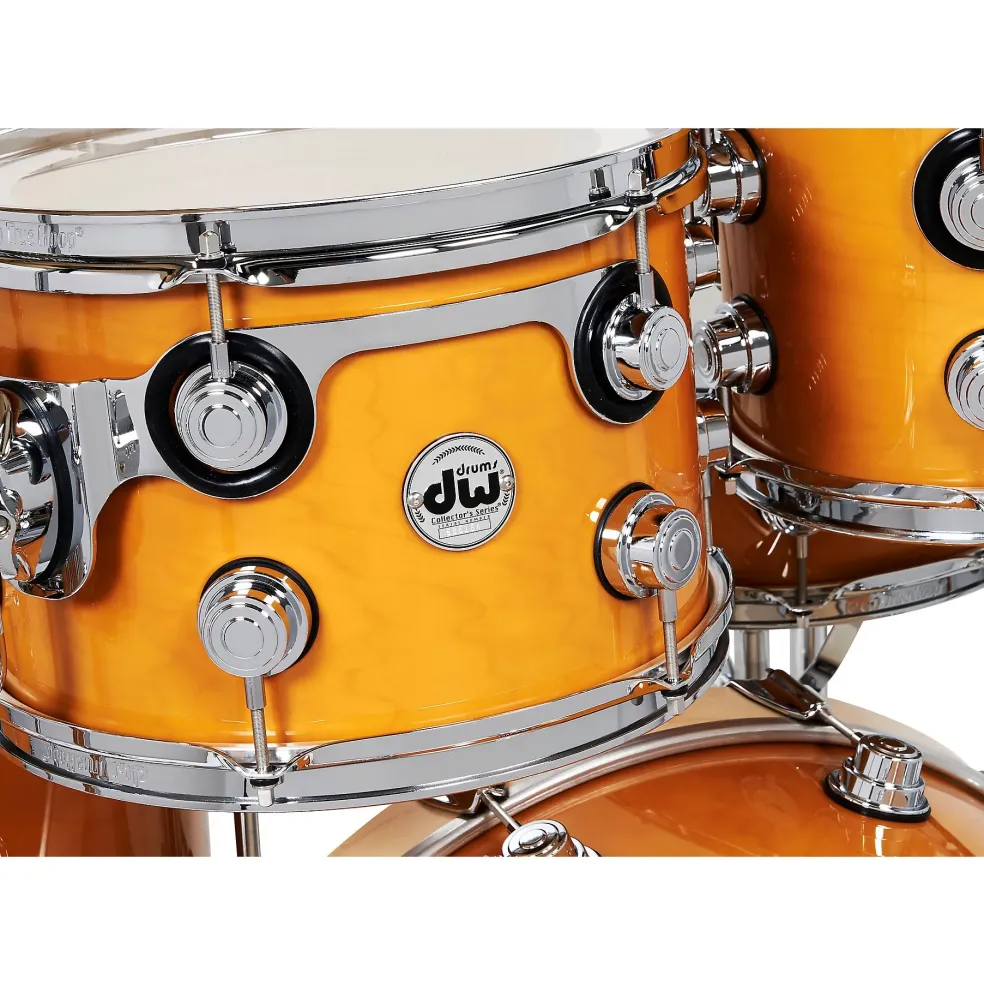 DW 6-Piece Collector's Series Santa Monica Shell Pack With Chrome Hardware Butterscotch