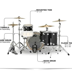 DW SSC Collector's Series 4-Piece FinishPly Shell Pack With 24