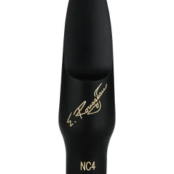 E. Rousseau Rousseau Alto Saxophone Mouthpiece, Classic, NC 4 Black