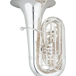 Eastman EBC832 Professional Series 5-Valve 4/4 CC Tuba Silver Yellow Brass Bell