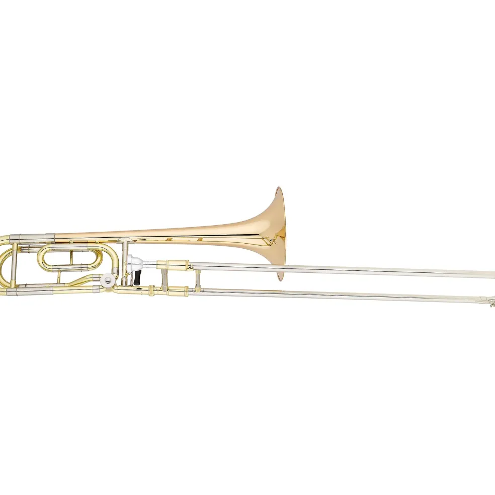 Eastman ETB420 Intermediate Series F-Attachment Trombone Lacquer Gold Brass Bell