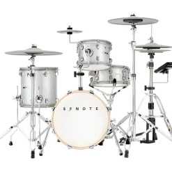 EFNOTE 5 Acoustic Designed Electronic Drum Set White Sparkle