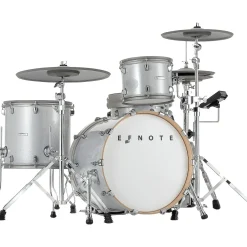 EFNOTE 7 Acoustic Designed Electronic Drum Set White Sparkle