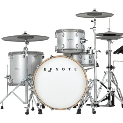 EFNOTE 7 Acoustic Designed Electronic Drum Set White Sparkle