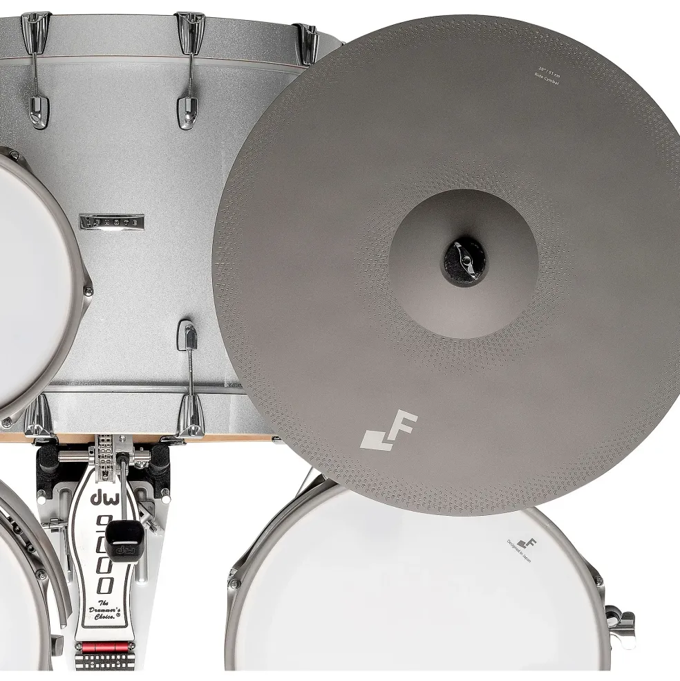 EFNOTE 7 Acoustic Designed Electronic Drum Set White Sparkle