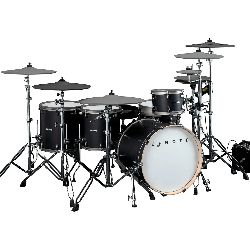 EFNOTE PRO 703X Special Electronic Drum Kit Black Oak Wrap