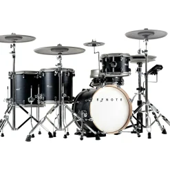 EFNOTE 5X Acoustic Designed Electronic Drum Set Black Oak Wrap