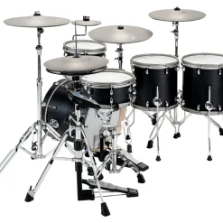 EFNOTE 5X Acoustic Designed Electronic Drum Set Black Oak Wrap